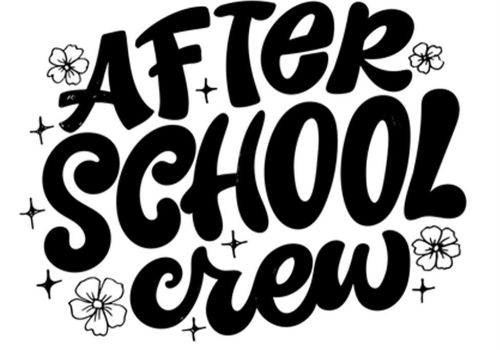 after school black and white